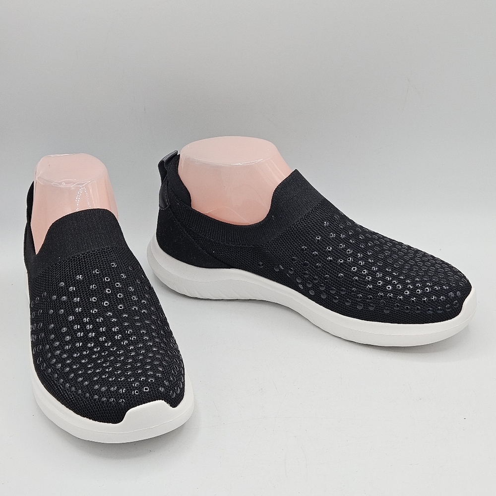 Clarks cloudstepper Nova Grove black slipon shoes size 6.5 - Picture 14 of 15